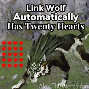 Wolf Link Twenty Heart For Legend Of Zelda BOTW